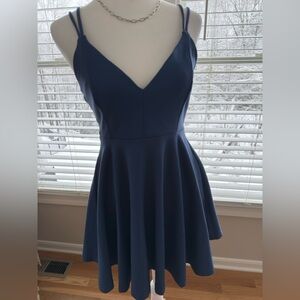 Windsor Navy Blue Mini Dress Women’s Small